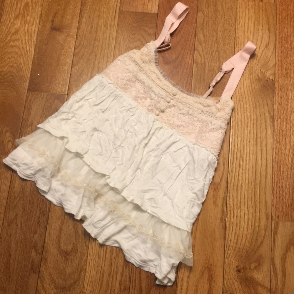 American eagle ruffle tank